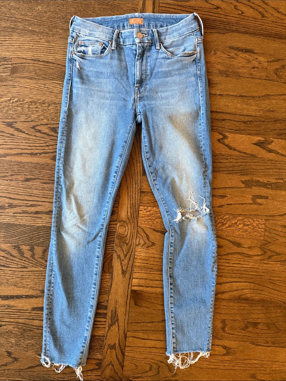 Light Blue Distressed Women’s Jeans